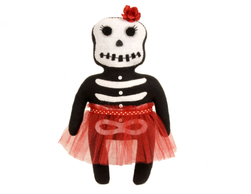 Red Day of the Dead Girl